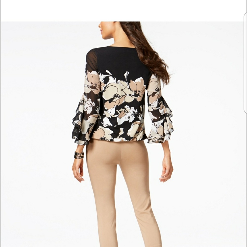 🆕️ Alfani Ruffle Sleeve Top - Picture 2 of 3